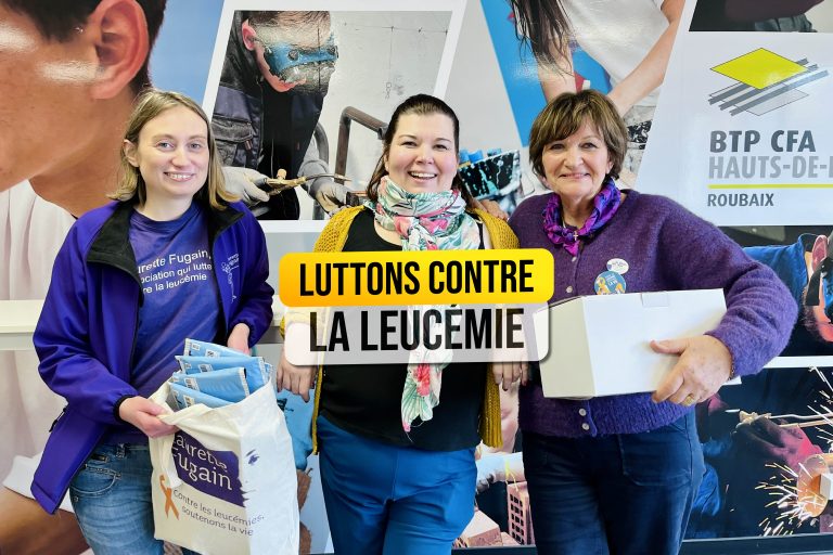 Lutter contre la leucémie : les apprentis du BTP CFA de Roubaix s’engagent
